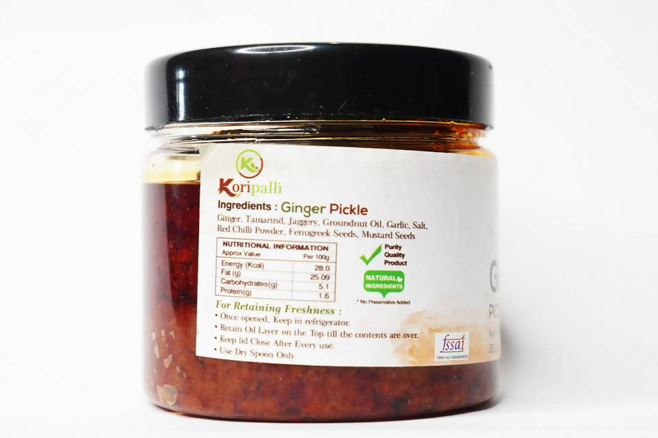 Koripalli Pickles Ginger Pickle | Grocsy