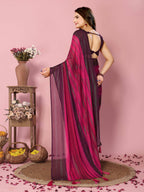 Attractive These Party Wear Ready To Wear Saree - Pink | Grocsy