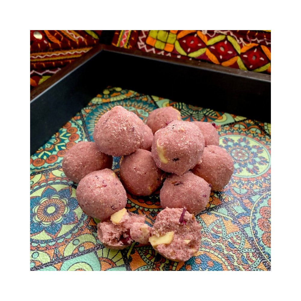 Mylapore Kitchens Rose Rava Laddu - fragile | Grocsy