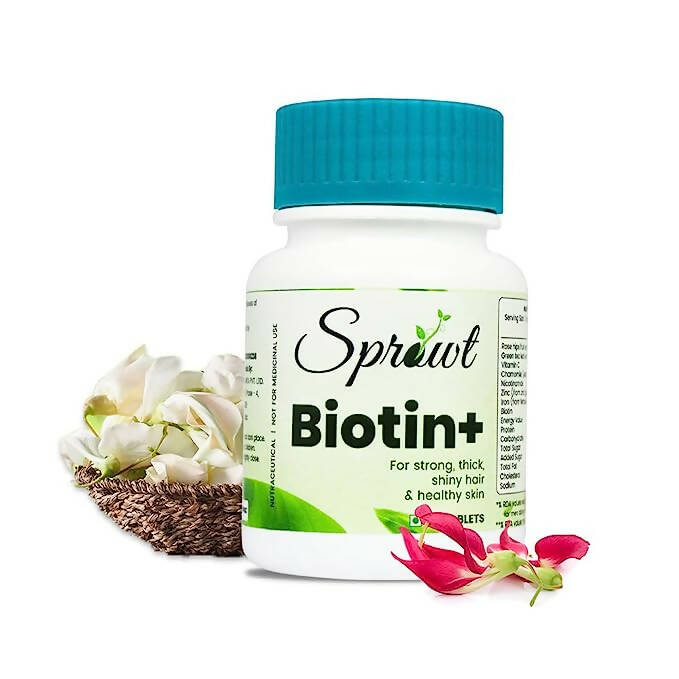Sprowt Biotin+ Tablets | Grocsy