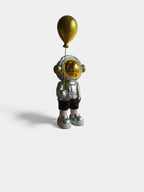 Sun Mun Decors Silver Headphone boy with Balloon | Grocsy