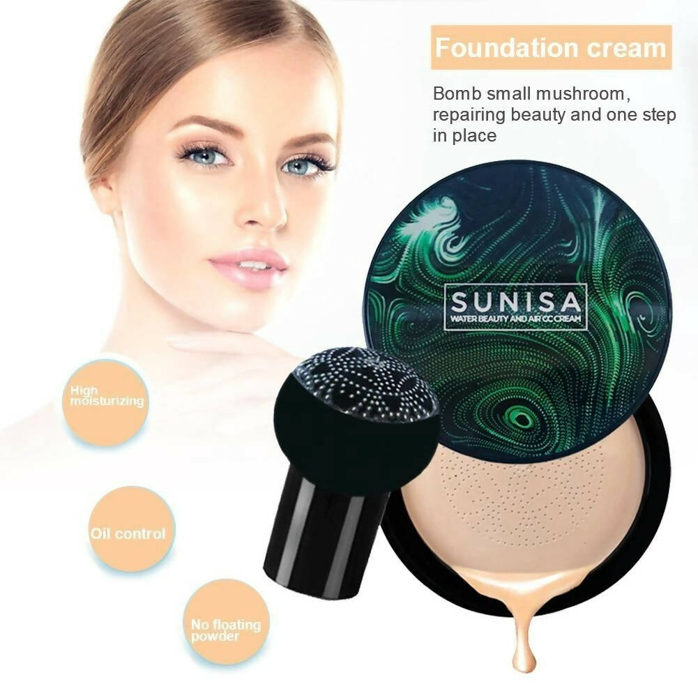 Favon Sunisa Air Cushion CC Foundation with Puff | Grocsy