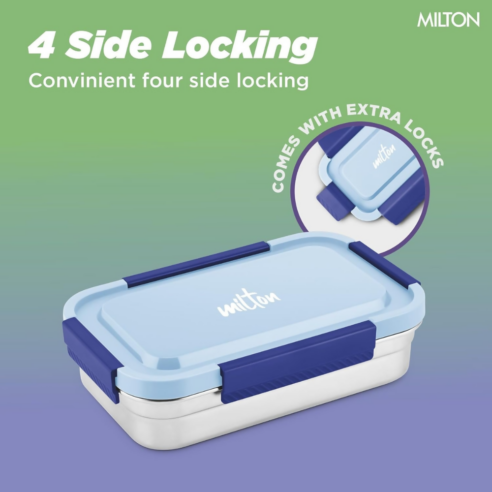Milton Metro Meal Jr. Stainless Steel Tiffin Set of 2 - Blue | Grocsy