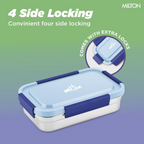 Milton Metro Meal Jr. Stainless Steel Tiffin Set of 2 - Blue | Grocsy