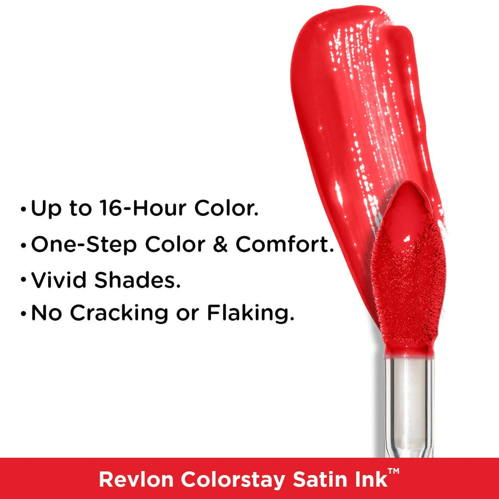 Revlon Colorstay Satin Ink Liquid Lip Color - Fire & Ice | Grocsy