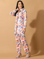 Myshka Women's Multi Printed Shirt With Trousers | Grocsy