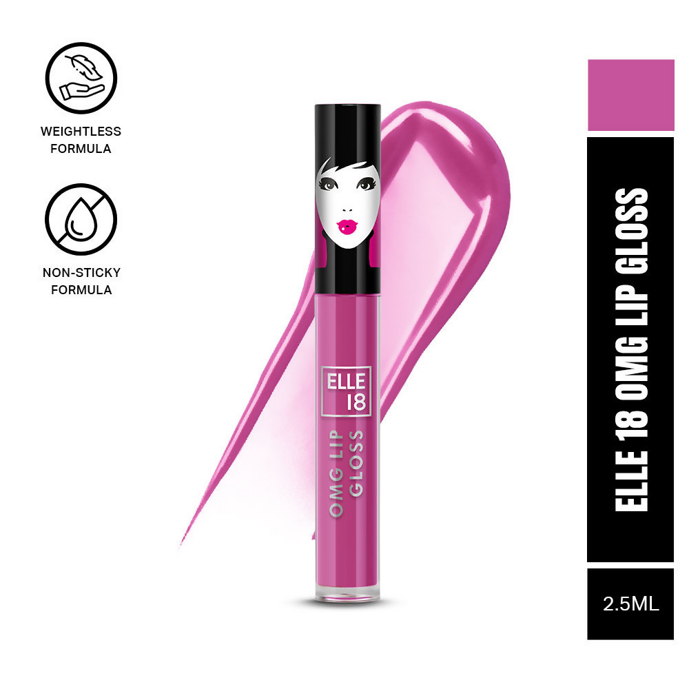 Elle 18 OMG Lip Gloss - Pink-a-licious | Grocsy