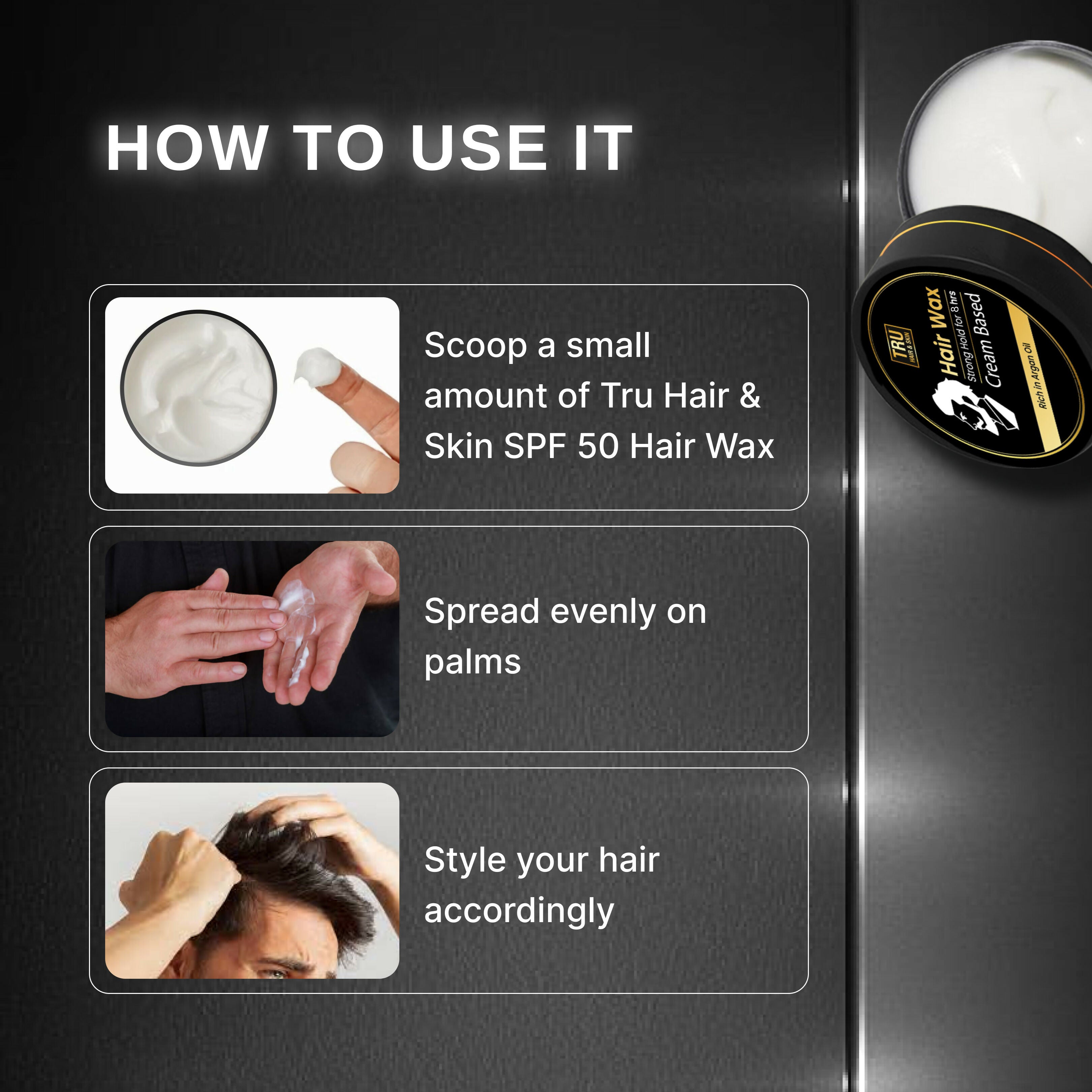 Tru Hair & Skin Spf 50 Styling Cream | Grocsy