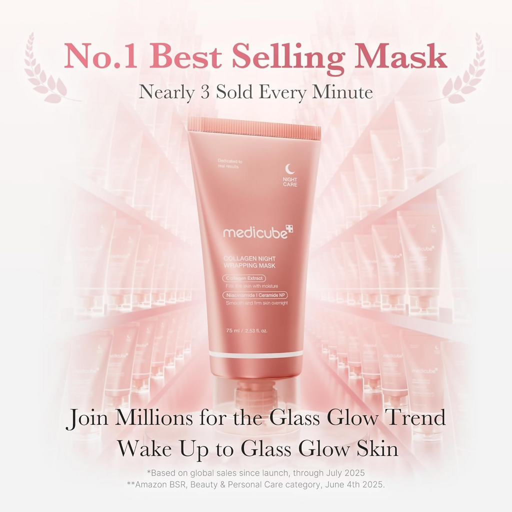Medicube Collagen Overnight Wrapping Peel Off Facial Mask Pack | Grocsy