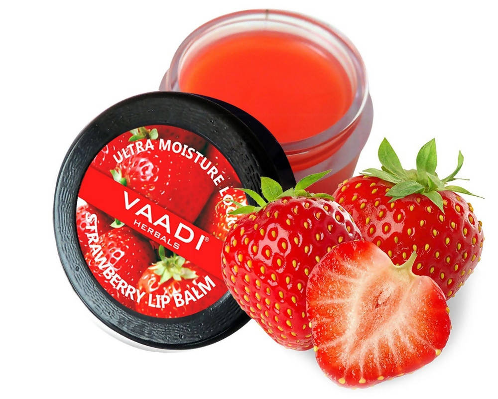 Vaadi Herbals Lip Balm - Strawberry | Grocsy