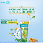Everyuth Naturals Anti Acne Anti Marks Tulsi Turmeric Face Wash | Grocsy