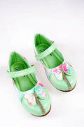 Tiny Bugs Girls Bow Embellished Party Wear Ballerinas - Multi | Grocsy