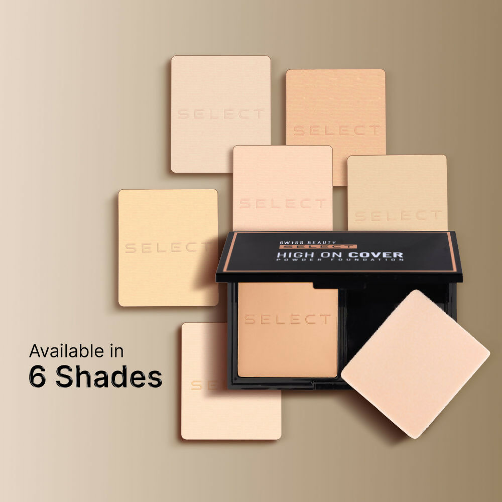 Swiss Beauty Select High On Cover Powder Foundation - 2 Light Natural | Grocsy