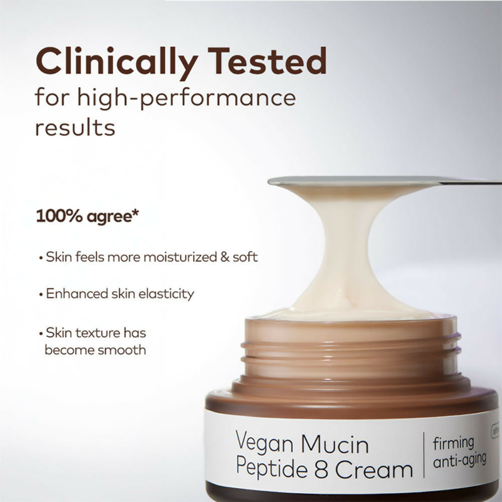 The Face Shop Alltimate Vegan Mucin 8 Peptide Cream | Grocsy