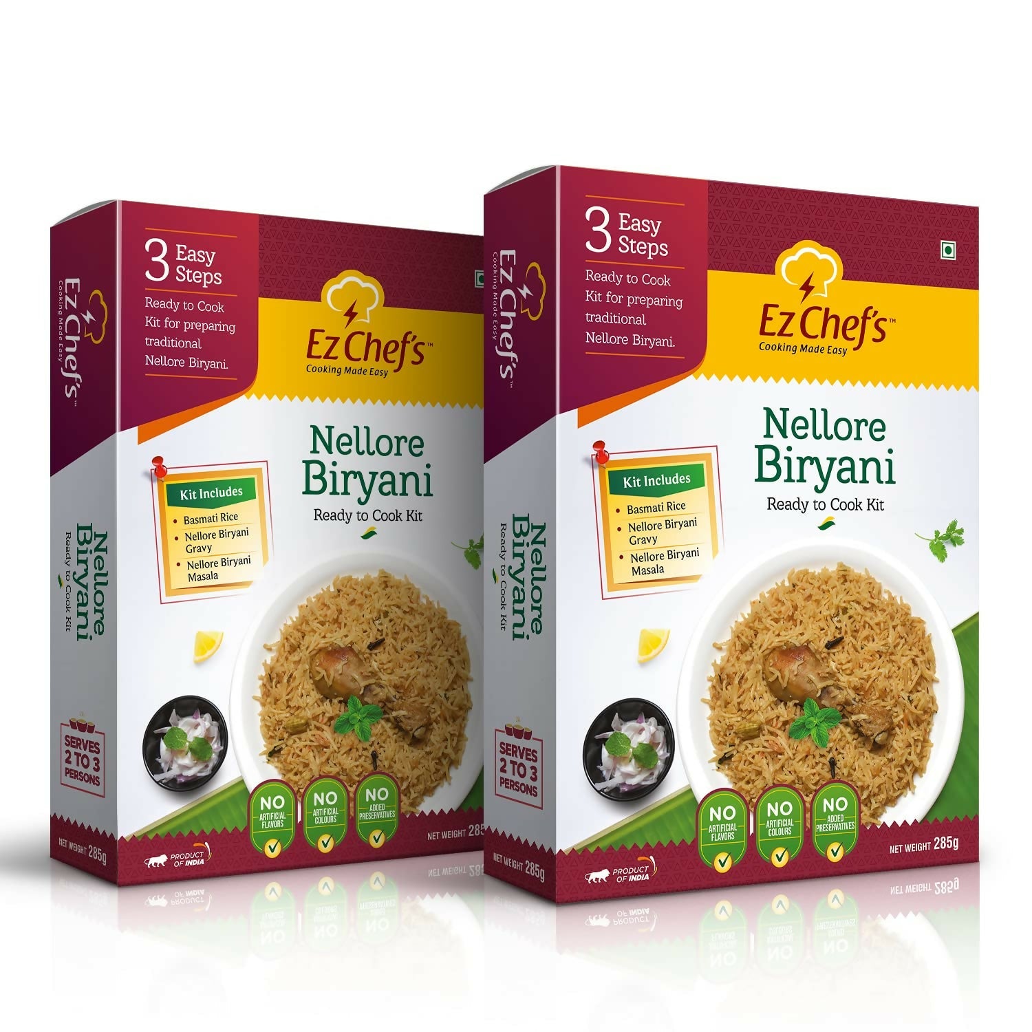 Ez Chef's Nellore Biryani Kit (Andhra Biryani) - Andhra's Famous Biryani | Grocsy