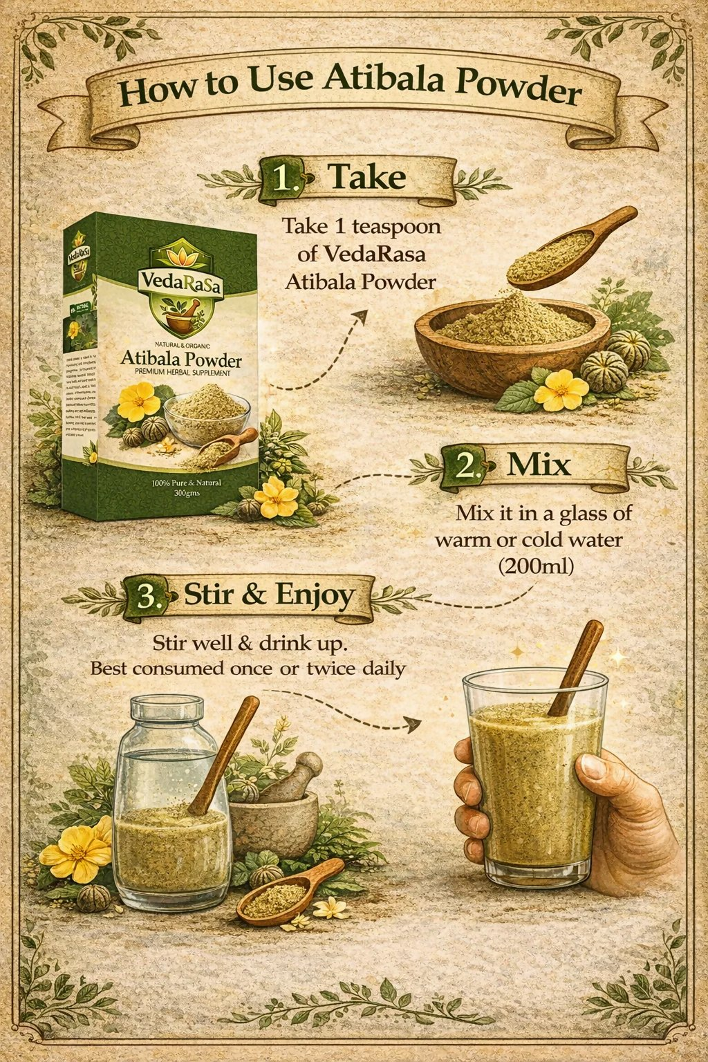 VedaRasa Atibala Powder | Grocsy