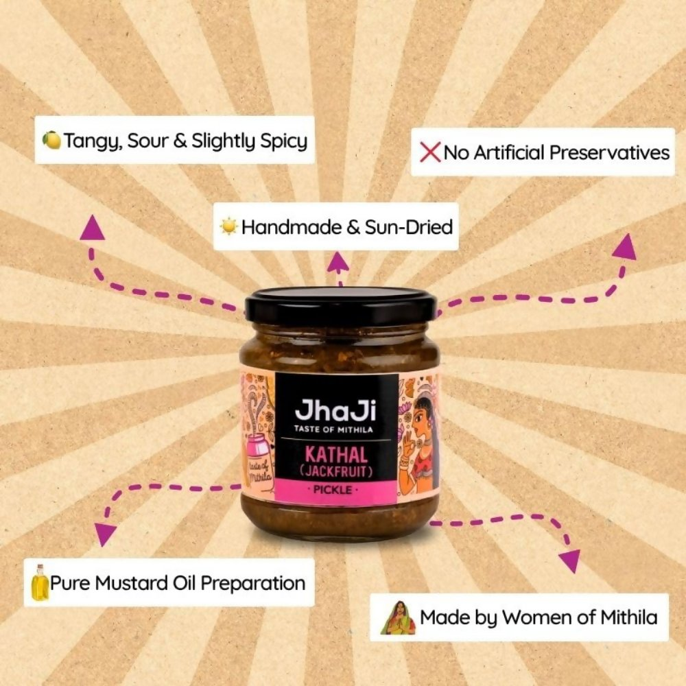 Jhaji Store Homemade Kathal ka Achar (Jackfruit) Pickle | Grocsy