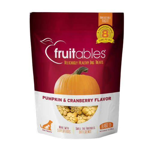 Fruitables Pumpkin And Cranberry Dog Treat | Grocsy