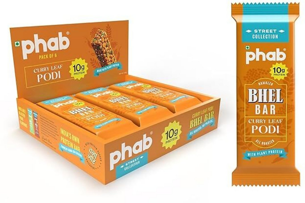 Phab Curry Podi Leaf Protein Bars | Grocsy