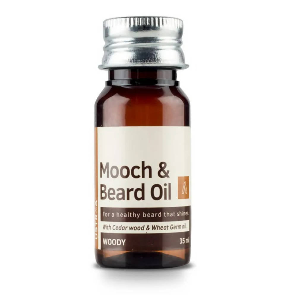 Ustraa Woody Mooch and Beard Oil | Grocsy