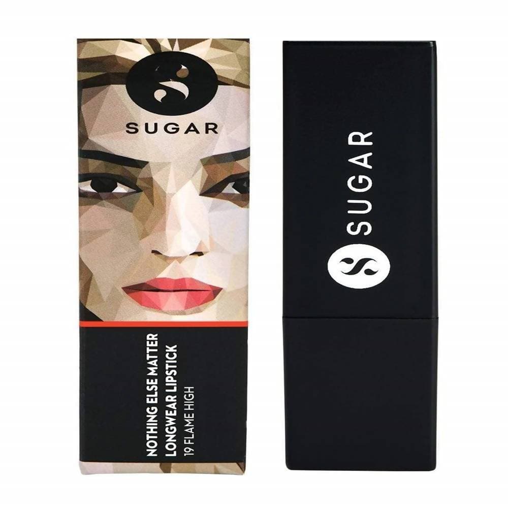 Sugar Nothing Else Matter Longwear Lipstick - Flame High (Orange) | Grocsy
