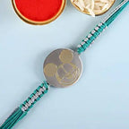 Cute Mickey Metal Rakhi & Amul Milk Chocolate Flow Wraps | Grocsy