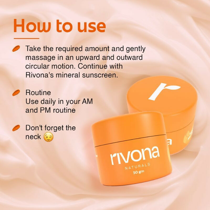 Rivona Naturals Honey And Saffron Face Moisturizing Cream | Grocsy
