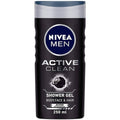 Nivea Men Active Clean Shower Gel - Active Charcoal | Grocsy