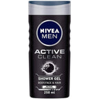 Nivea Men Active Clean Shower Gel - Active Charcoal | Grocsy