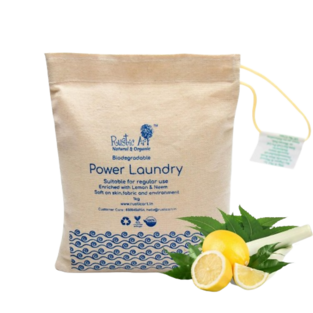 Rustic Art Biodegradable Power Laundry Detergent Powder | Grocsy