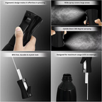 Bronson Professional Hair Spray Bottle Refillable Continuous Ultra Fine Water Mist | Grocsy