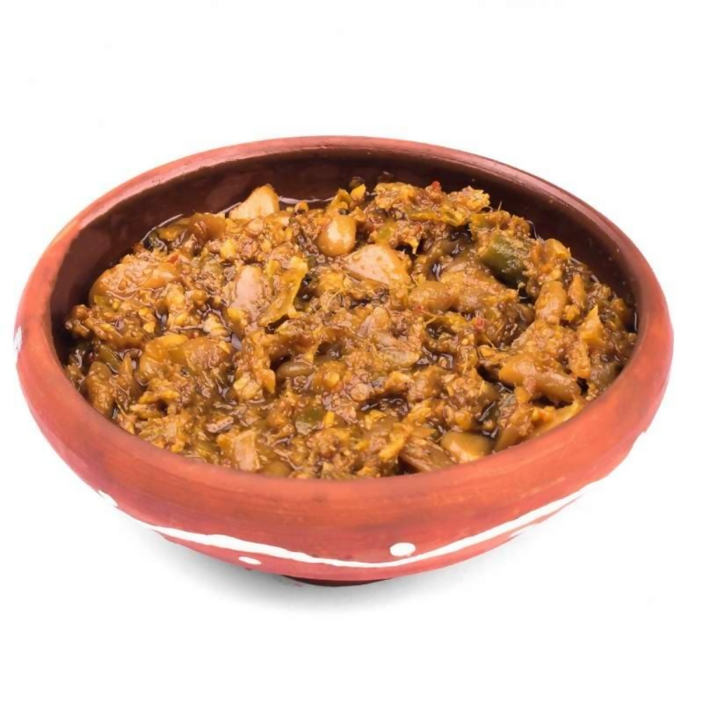 Jhaji Taste of Mithila Garlic, Ginger, Chilli Mix Pickle | Grocsy