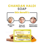 Khadi Organique Chandan Haldi Soap | Grocsy