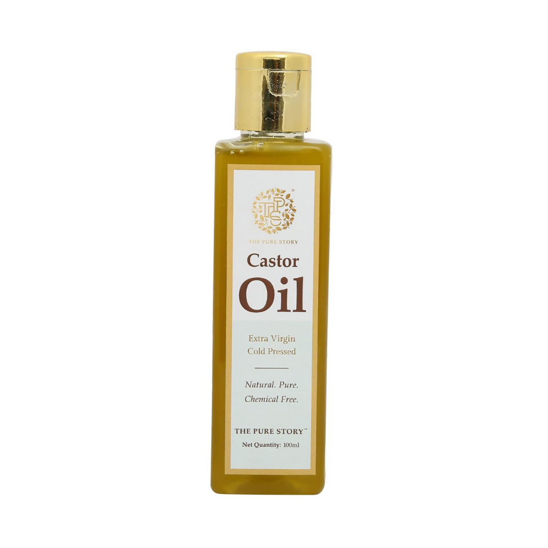 The Pure Story Natural Cold Pressed Castor Hair Oil | Grocsy