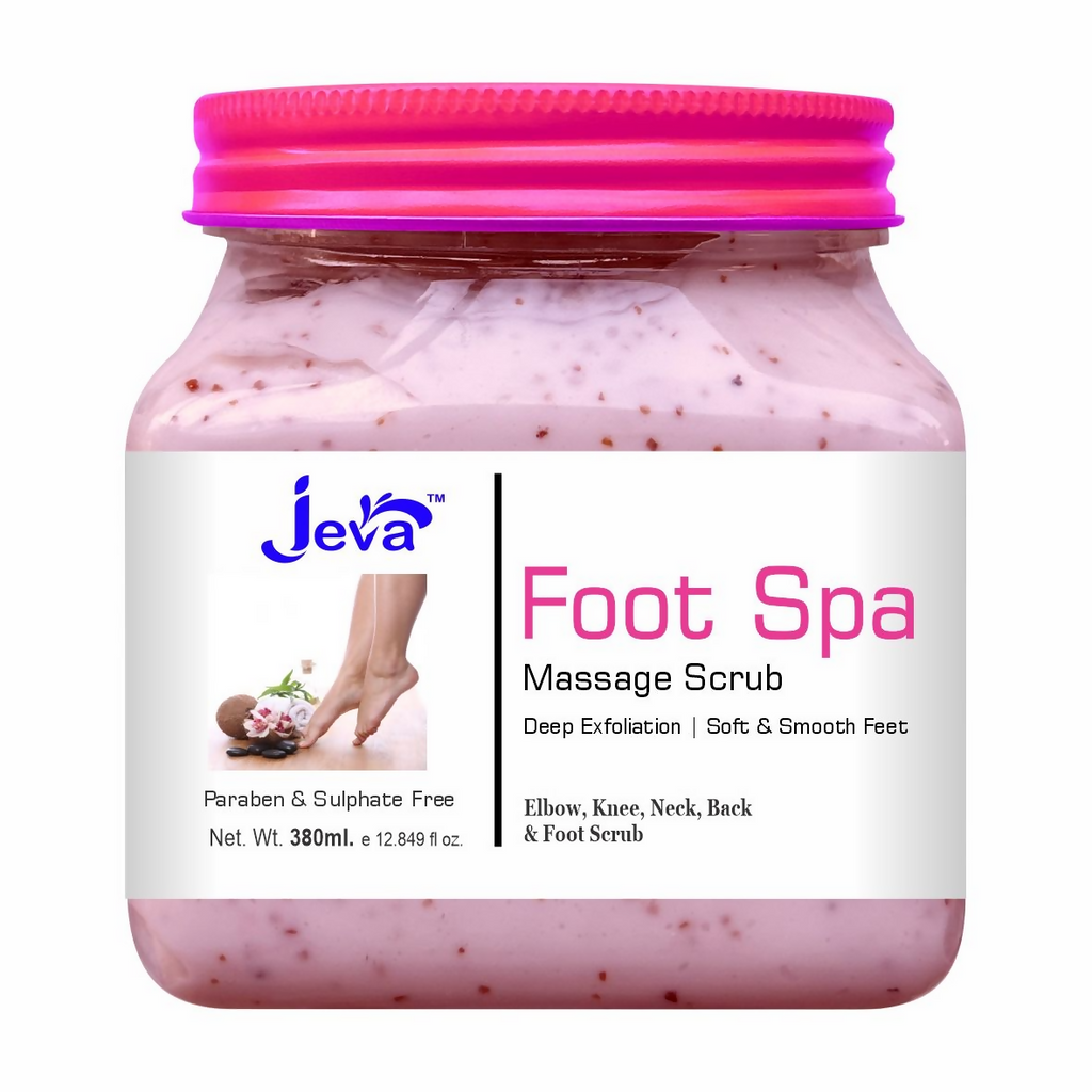 Jeva Foot Spa & Multi-Area Exfoliating Scrub | Grocsy