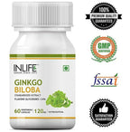Inlife Ginkgo Biloba Extract Vegetarian Capsules | Grocsy