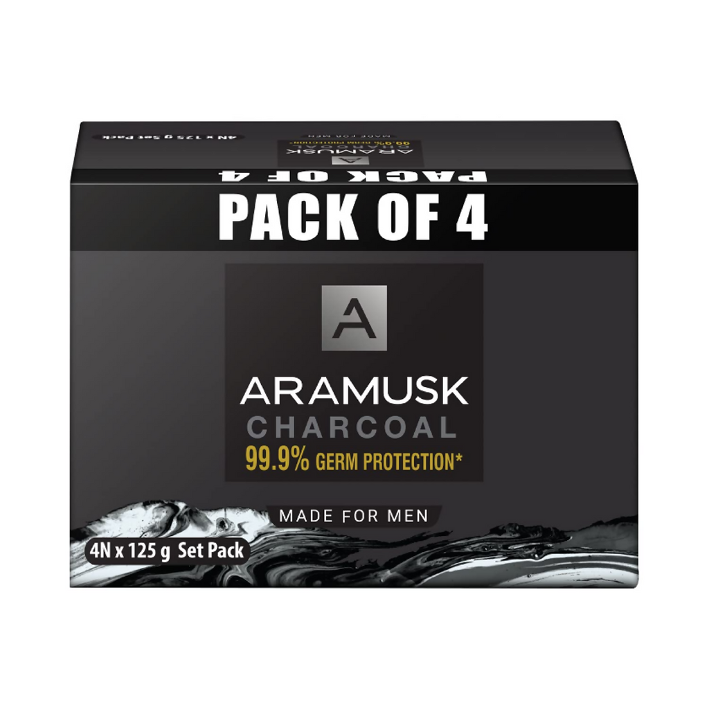 Aramusk Charcoal Soap For Men | Grocsy