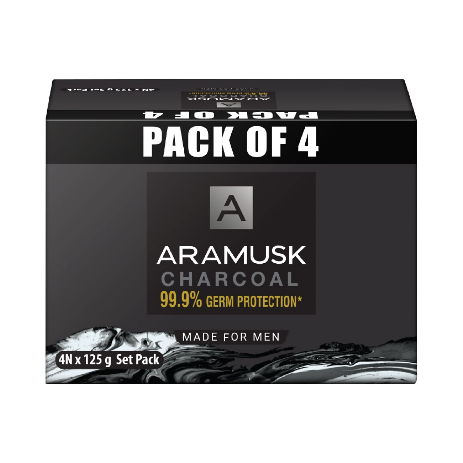 Aramusk Charcoal Soap For Men | Grocsy