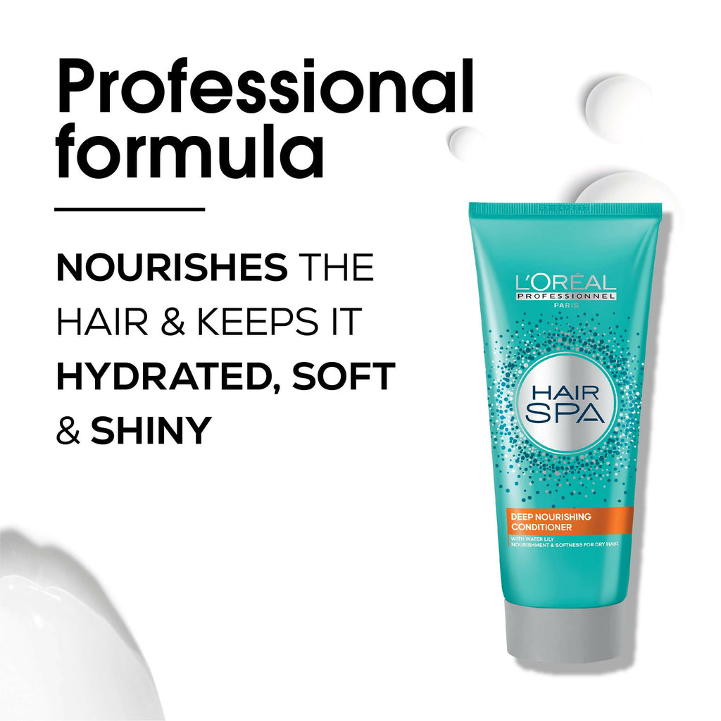 L'Oreal Paris Professionnel Hair SPA Deep Nourishing Conditioner for Dry Hair with Water Lily | Grocsy