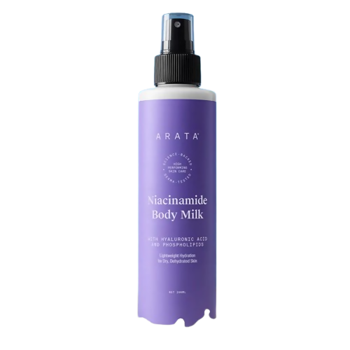 Arata Niacinamide Body Milk for Dull and Dehydrated Skin | Grocsy