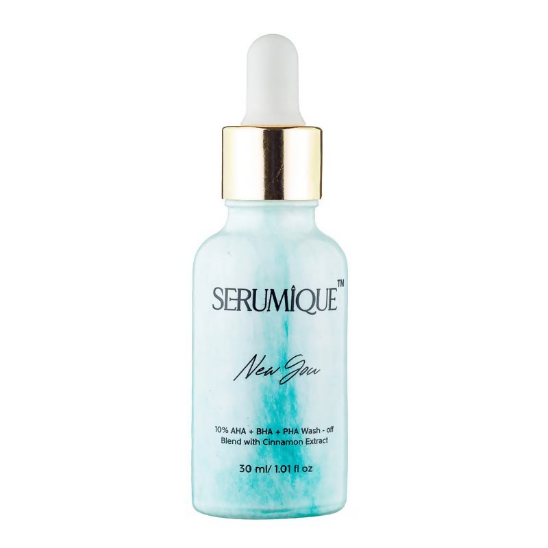 Serumique 23% AHA + 2% BHA + 5% PHA Wash-Off Serum Exfoliator - New You 30% | Grocsy