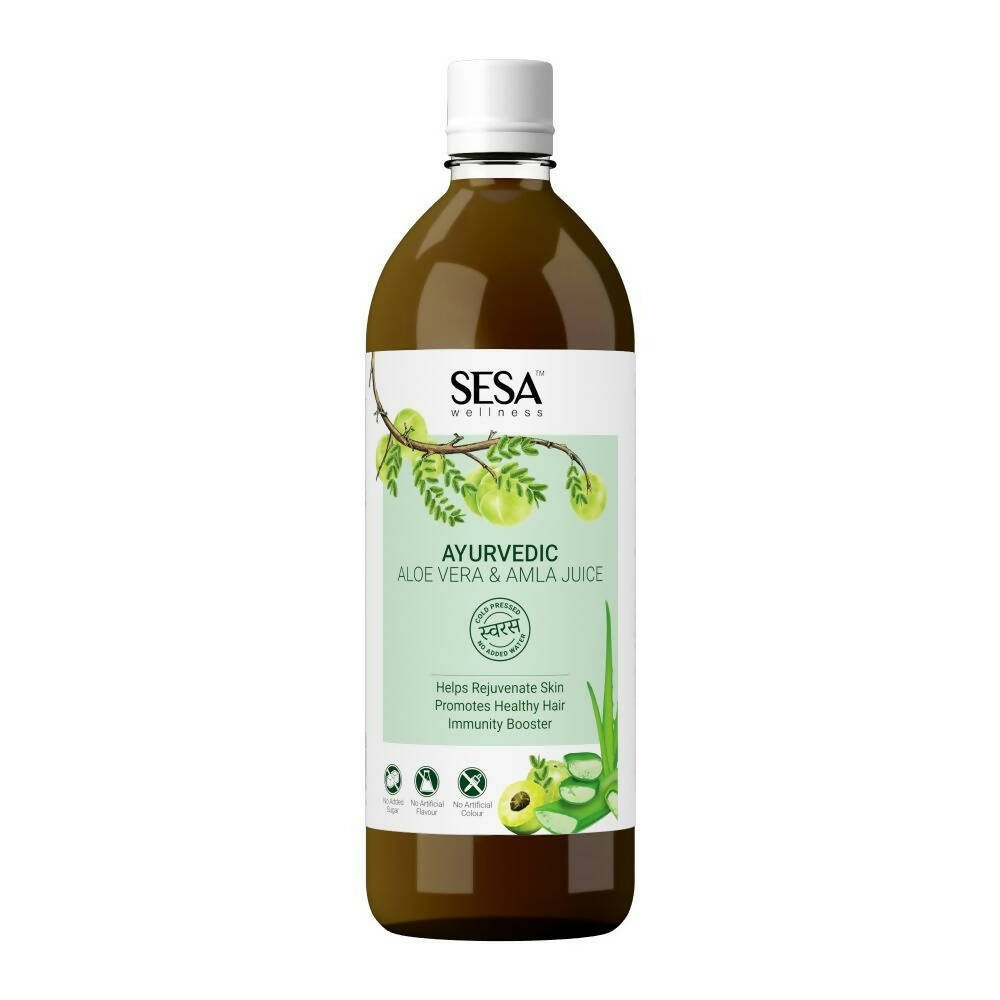 Sesa Wellness Ayurvedic Aloe Vera & Amla Juice | Grocsy