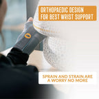 Orth-rem Elastic Wrist Support Brace For Right Hand with Removable Aluminum Splint | Grocsy