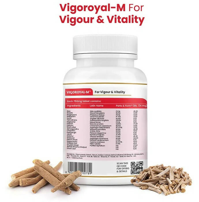 Maharishi Ayurveda Vigoroyal-M Tablets | Grocsy