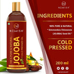 Newish Pure & Natural Jojoba Oil For Hair & Skin | Grocsy