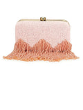 Joban Fashion Women Embellished Box Clutch - Peach | Grocsy