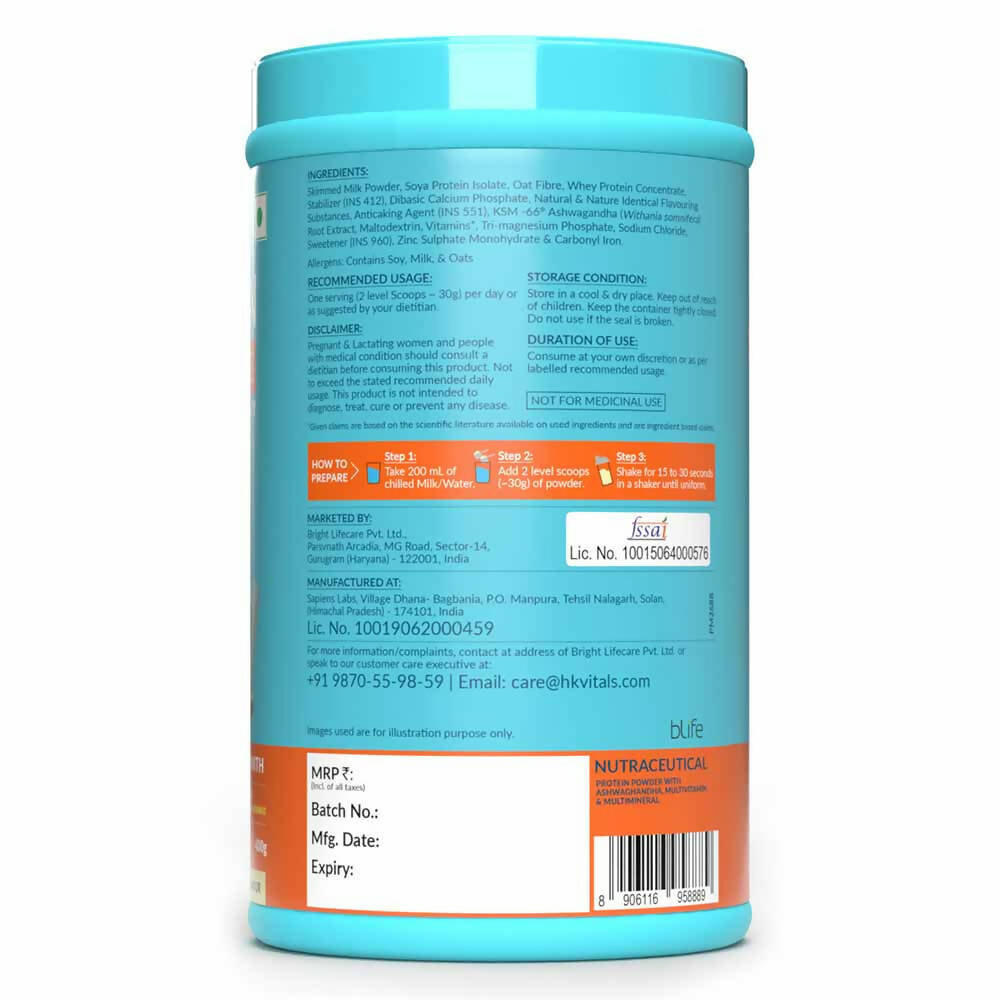 HK Vitals ProteinUp Active Strength & Energy (No Added Sugar) | Grocsy