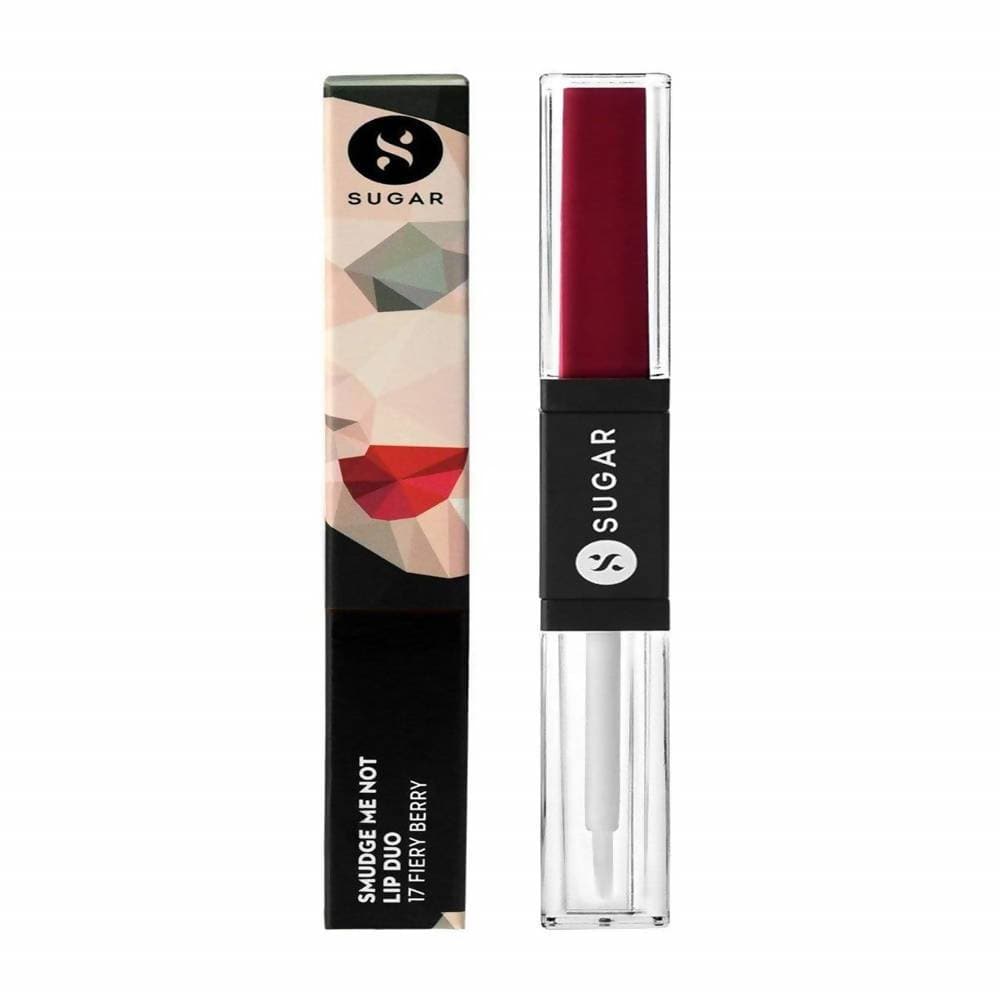 Sugar Smudge Me Not Lip Duo - Fiery Berry (Marsala) | Grocsy
