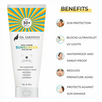 Dr.Sakhiya Specially Customised SPF 30+ PA+++ Sunscreen | Grocsy