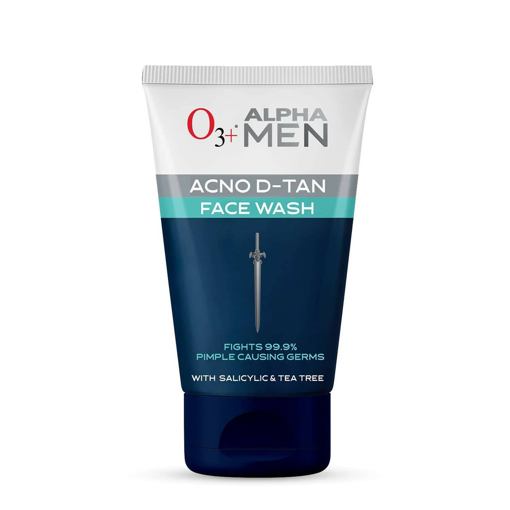 Professional O3+ Alpha Men Acno D-TAN Face Wash with Tea Tree | Grocsy
